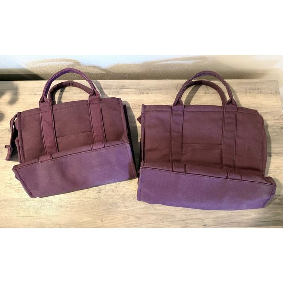 SOLD Popflex Wine Sloane Tote Fully Lined Go To Handbag Purse Crossbody Bag - Picture 16 of 16